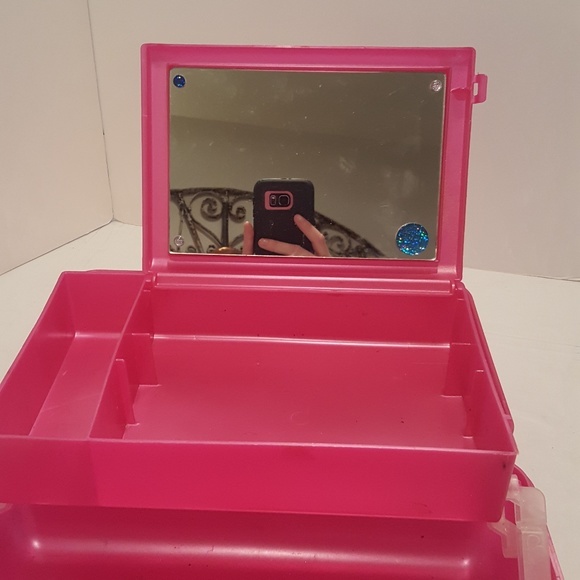 Caboodles Pink Make up Case no closure lock - Picture 7 of 8